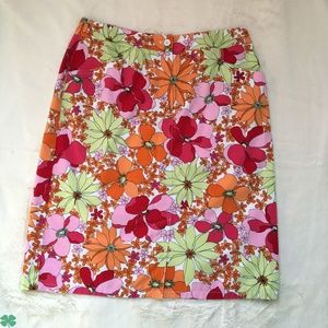 Talbot Floral Pencil Skirt Size 10